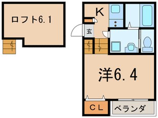 ルークス名古屋Ⅱの物件間取画像